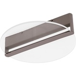 Plafon nowoczesny okrągły Halo LED 42cm przeźroczysty / kawowy