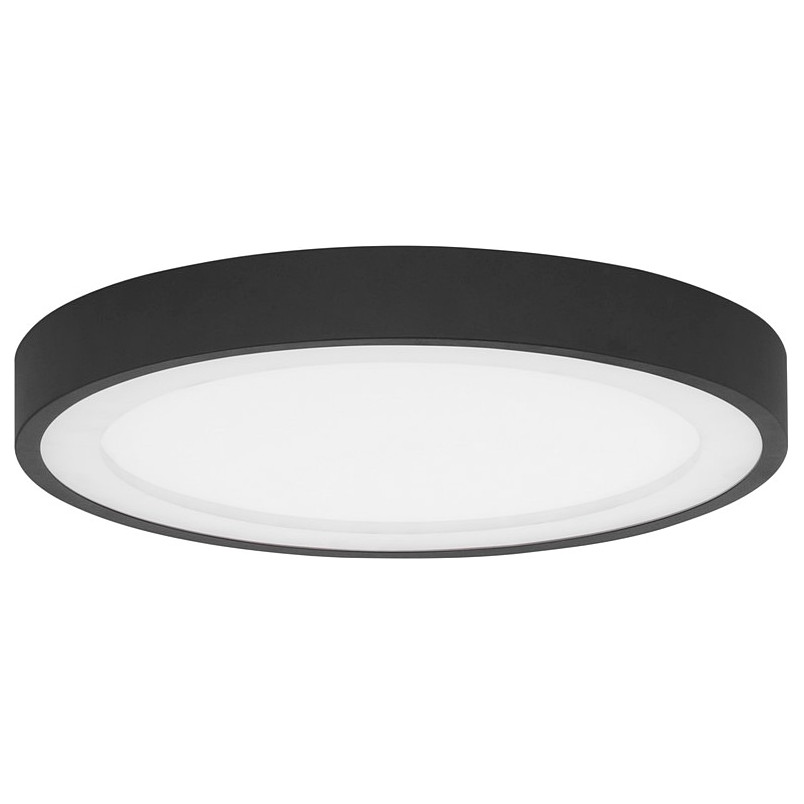 Plafon LED Czarny Okrągły Danny 45cm - Decolab24