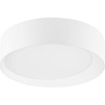Plafony do salonu, sypialni i kuchni | Plafon okrągły designerski Demon LED 45cm biały