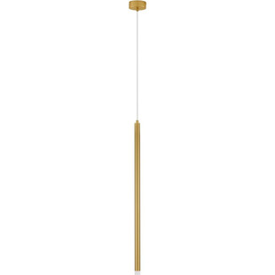 Lampa wisząca tuba glamour Steam LED 70cm złota - Decolab24
