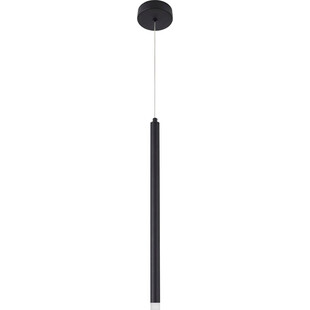 Lampa wisząca czarna LED - Minimalistyczny design | Decolab24