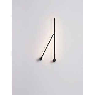 Kinkiet LED Line Czarny | Minimalistyczny Design - Decolab24