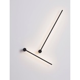 Kinkiet LED Line Czarny | Minimalistyczny Design - Decolab24