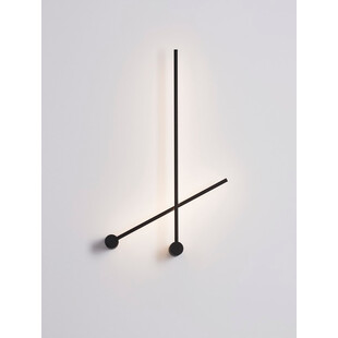Kinkiet LED Line Czarny | Minimalistyczny Design - Decolab24