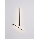 Kinkiet LED Line Czarny | Minimalistyczny Design - Decolab24