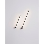 Kinkiet LED Line Czarny | Minimalistyczny Design - Decolab24