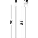 Kinkiet LED Line - Minimalistyczny Design | Decolab24