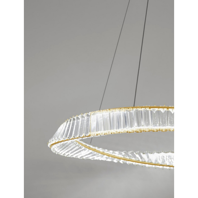 Lampa Kryształowa Glamour Queen Shape LED - 80cm | Decolab24