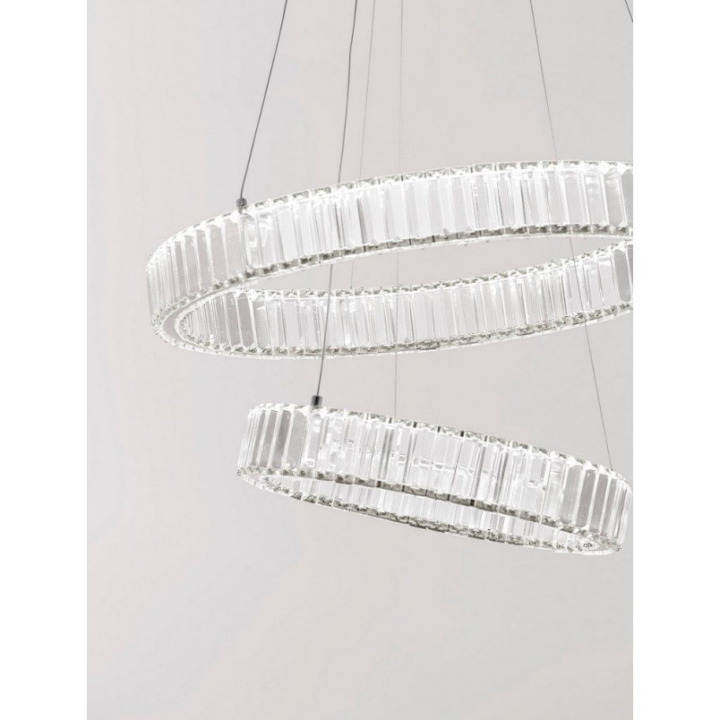 Lampa Kryształowa Glamour Queen LED - 60cm | Decolab24