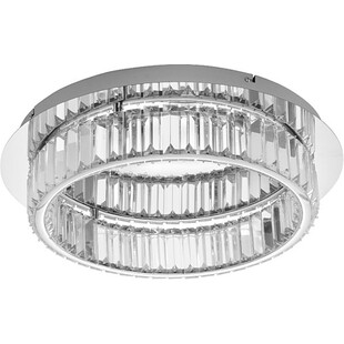 Plafon kryształowy glamour Queen LED 50cm przeźroczysty / chrom