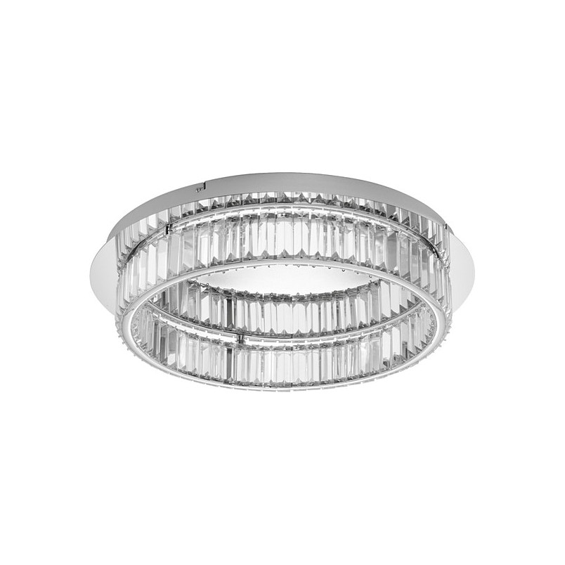 Plafon Kryształowy Glamour Queen LED 60cm - Luksus i Blask