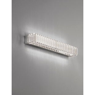 Kinkiet kryształowy glamour Queen LED 60cm przeźroczysty / chrom