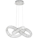 Lampa wisząca kryształowa Fiore LED | Glamour, 60cm | Decolab24