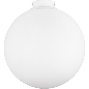 Plafon szklana kula Minge 30cm biały