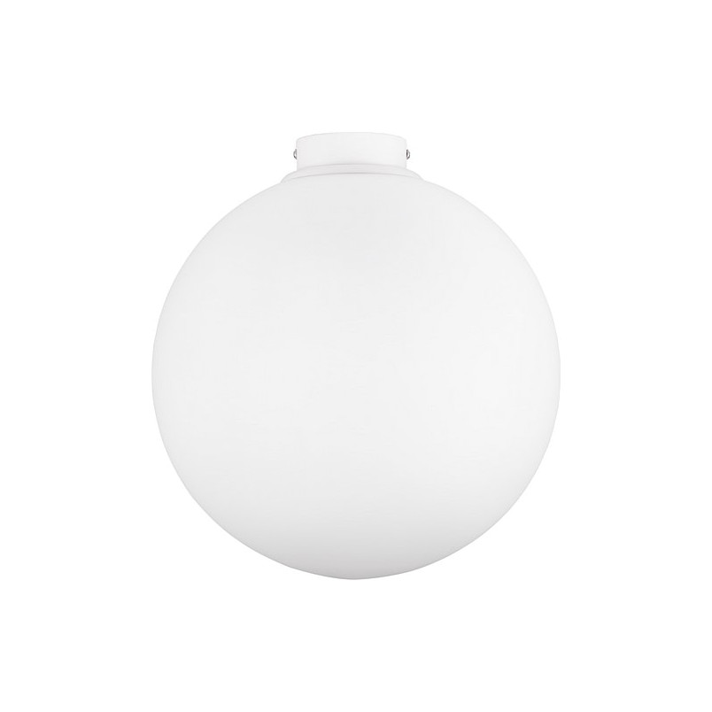 Plafon szklana kula Minge 30cm biały