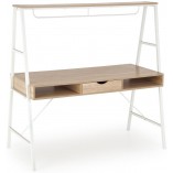 Biurko dla dwójki dzieci Halmar | Dąb sonoma/Biały, 139cm
