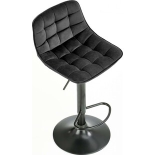 Hoker pikowany H-95 czarny Halmar | Komfort i styl w Twoim domu