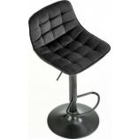 Hoker pikowany H-95 czarny Halmar | Komfort i styl w Twoim domu