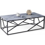 Stolik prostokątny Universe Halmar | 120x60cm | Popielaty Marmur
