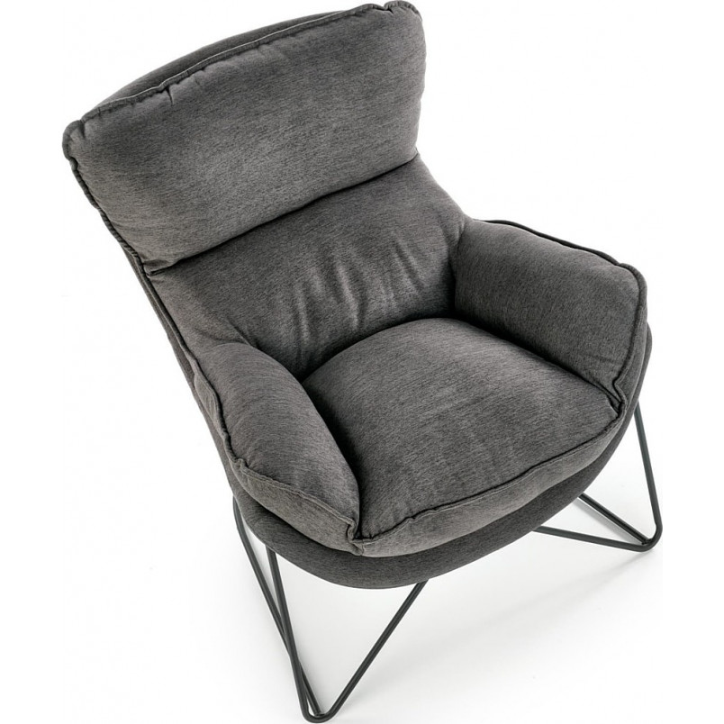 Fotel Volker Halmar: Designerski komfort w ciemnym popielu | Sklep mebli
