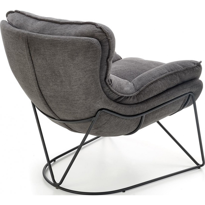 Fotel Volker Halmar: Designerski komfort w ciemnym popielu | Sklep mebli