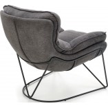 Fotel Volker Halmar: Designerski komfort w ciemnym popielu | Sklep mebli