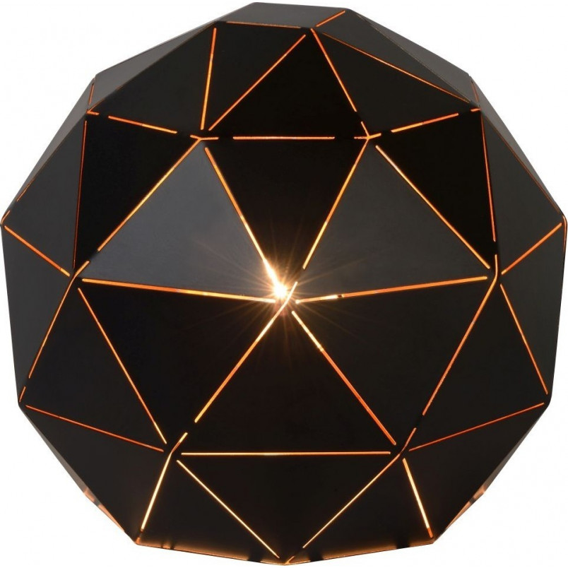 Lampa stołowa czarna Lucide - Geometryczny design | Kup teraz