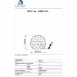 Lampa stołowa czarna Lucide - Geometryczny design | Kup teraz
