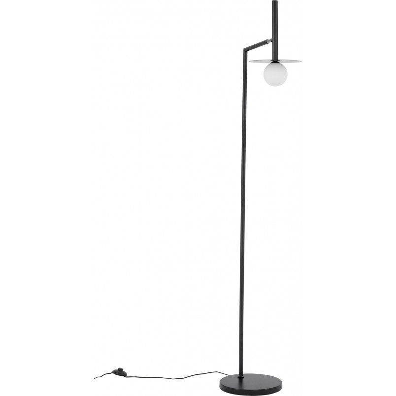 Lampa podłogowa szklana kula Morgan - Elegancki design | Decolab24