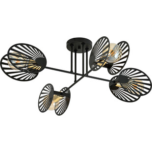 Lampa sufitowa 4 punktowa Talia 86cm czarna Emibig