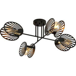 Lampa sufitowa 4 punktowa Talia 86cm czarna Emibig