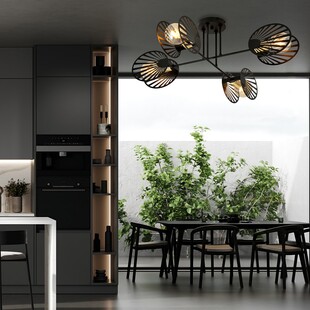 Lampa Sufitowa 4-Punktowa Talia Czarna Emibig | Design i Jakość