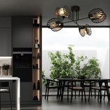 Lampa Sufitowa 4-Punktowa Talia Czarna Emibig | Design i Jakość