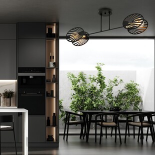 Lampa sufitowa Talia | Emibig | Czarna, ażurowa | Kup online