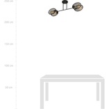 Lampa sufitowa Talia | Emibig | Czarna, ażurowa | Kup online