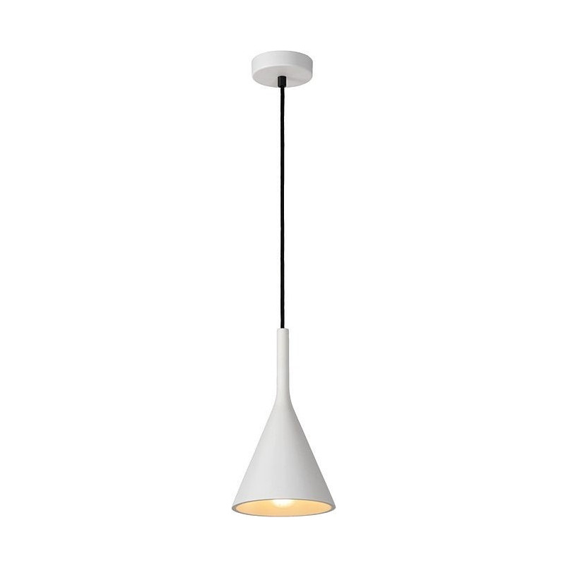 Lampa wisząca Gipsy Lucide - Biała, Loftowa | Kup Teraz