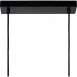 Lampa wisząca Baskett IV | Loftowa czarna lampa E27 | Lucide