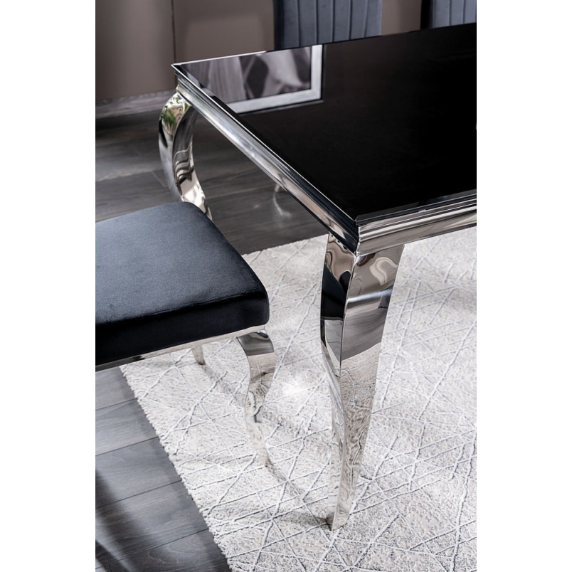Stół szklany glamour Prince 150x90 Signal - Elegancki design
