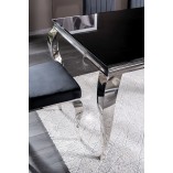 Stół szklany glamour Prince 150x90 Signal - Elegancki design