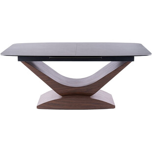 Stół rozkładany nowoczesny Dolce 180-240x95cm szary marmur / orzech Signal