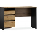 Biurko loft Signal B-005 120cm - Dąb Wotan / Antracyt | Biurka