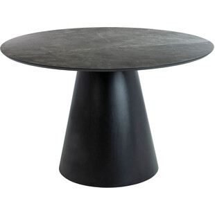 Stół okrągły Angel 120cm szary marmur - Signal | Elegancki design