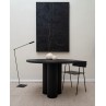 Designerski Stół okrągły drewniany object035 120cm czarny dąb NG Design do salonu i kuchni