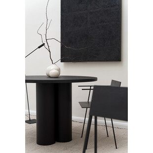 Stół okrągły drewniany NG Design 110cm - Elegancki design