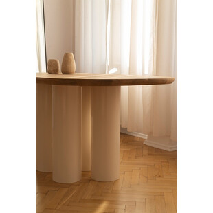 Stół dębowy owalny Object055 140x90cm NG Design