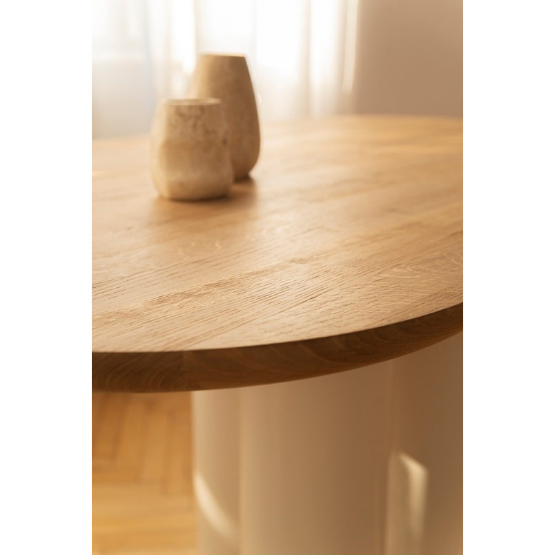 Stół dębowy owalny 140x90cm - NG Design Object055 | Kup Teraz