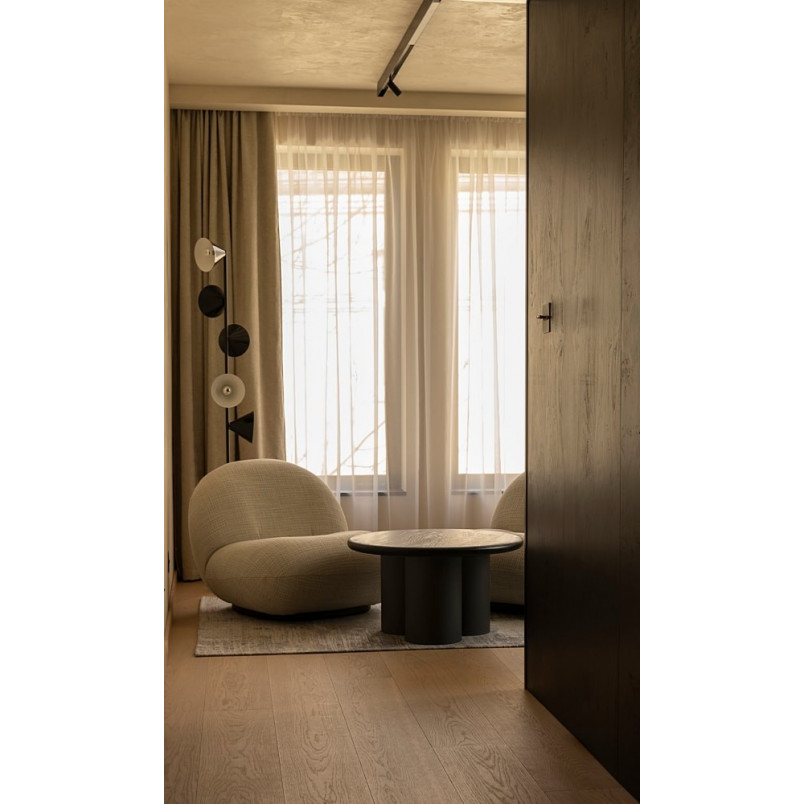 Stolik dębowy designerski Object059 70cm czarny NG Design