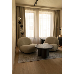 Stolik dębowy designerski Object059 70cm czarny NG Design