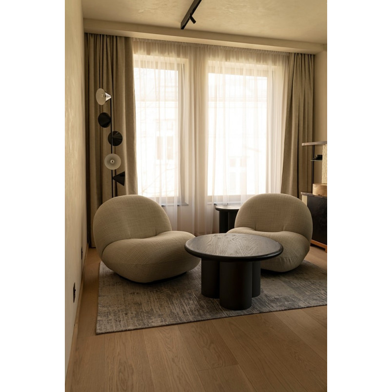 Stolik dębowy designerski Object059 70cm czarny NG Design