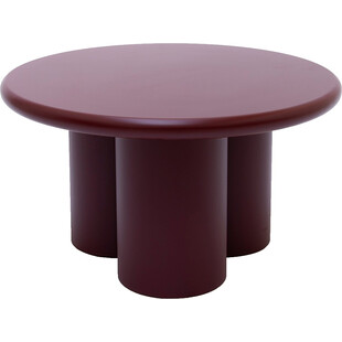 Stolik okrągły designerski Object059 MDF 70cm bordowy NG Design